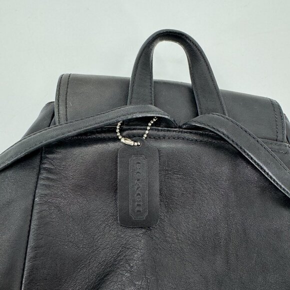 Coach 9827 Legacy West Black Leather Backpack Vintage Coach Legacy West Large Backpack | Style 9827  main image 4